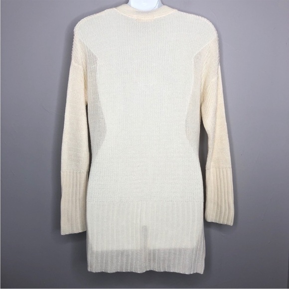 ALTAR'D STATE Cream Crisscross Front Knit Sweater Size Small - Picture 3 of 6